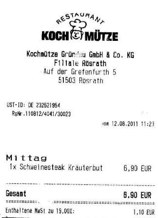 sdfj Hffner Kochmtze Restaurant